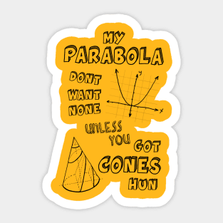 My Parabola Sticker